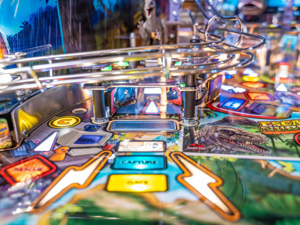 Jurassic Park 30th Anniversary LE Pinball Machine by STERN Pinball For